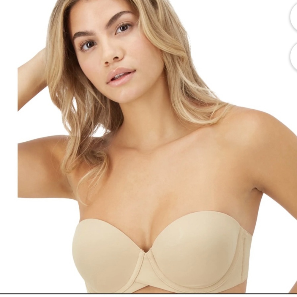 Maidenform Women's Stay Put Strapless Push Up Underwire
NWT 38C